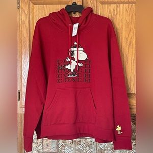COACH NWT Coach x Peanuts Women’s Snoopy Ice Skate Hoodie X-Large $275